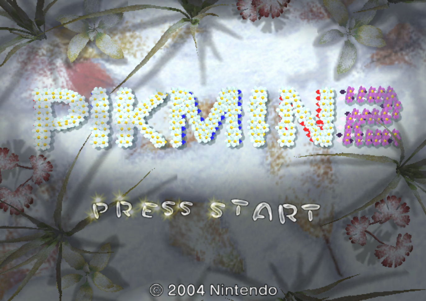 Pikmin 2 Title Screen